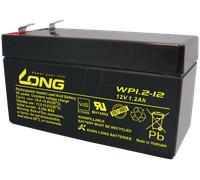 WP 1,2-12 - Batterie au plomb, 12 V, 1,2 Ah, VdS