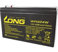WP 1224W - Batterie plomb feutre, 12 V, 6 Ah, haute intensité