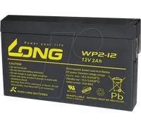 WP 2-12 - Batterie plomb feutre, 12 V, 2 Ah, alimentation de secours