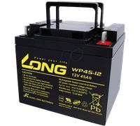 WP 45-12 - Batterie plomb feutre sans entretien, 45 Ah, 12 V