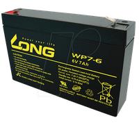 WP 7-6 - Batterie plomb feutre sans entretien, 7 Ah, 6 V