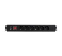 WP WPN-PDU-I01-06 unité de distribution d'énergie 6 sortie(s) CA 1.5U Noir