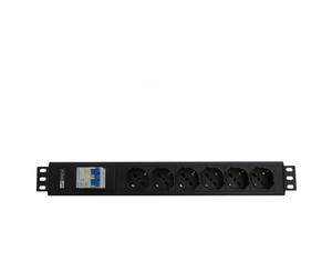 WP WPN-PDU-I02-06 unité de distribution d'énergie 6 sortie(s) CA 1.5U Noir