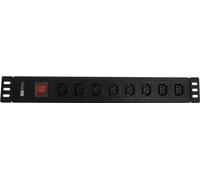 WP WPN-PDU-I05-08 Unité de distribution d'alimentation (PDU) 8 sorties AC 1.5U noir