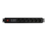 WP WPN-PDU-I06-06 Protection de tension Noir 6 sorties AC 250 V