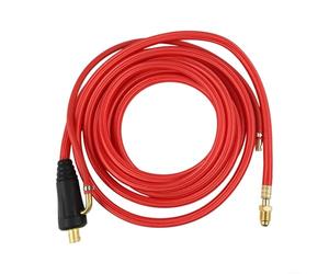 WP26 Brûleur de soudage TIG avec connexion rapide gaz électrique intégré tuyau rouge 250 A pour câble de soudage argon pour WP26F WP26V SR26 Industrie