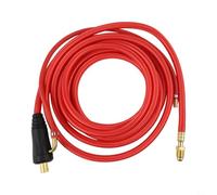 WP26 TIG Torche de soudage à gaz électrique avec câble de tuyau rouge intégré 4 m pour soudeur argon pour soudure métallique brasage atelier