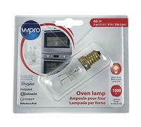 Wpro Ampoule LFO136/1 E14 pour four et micro-ondes 40W