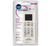 Wpro Télécommande universelle pour climatiseurs fixes. Adaptable sur plus de 4000 modeles. 9 fonctions