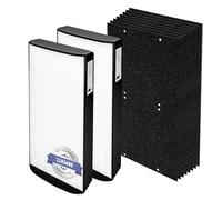 WPT60 Filtre de rechange compatible avec Whirlpool 1183600 et 817600 pour purificateur d'air Whispure WPT60(P/B), avec 2 filtres HEPA H13 + 8 préfiltres