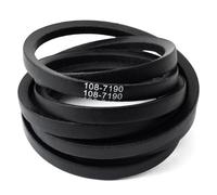 WPXITOO Courroie d'entraînement 108-7190 1,3 x 365,8 cm | Compatible avec les tondeuses autoportées Toro TimeCutter Z5060 74704, pour systèmes d'entraînement et machines d'extérieur