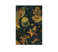 WQBYDS Impression sur toile Affiche 30 * 50cm Senza Cornice The Smashing Pumpkins Flag Mellon Collie e The Infinite Sadness Camera da letto Decorazione moderna per la casa Idea regalo