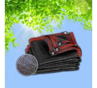 WQPMNYG Filet d'ombrage Noir résistant 3x4m et 3x6m - Protection UV 70% avec œillets - Installation Facile - Idéal pour Serre, Jardin, terrasse et Usage extérieur (6x6m)
