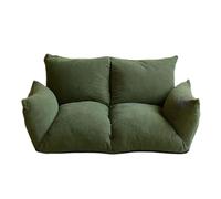 WQQYU6HKF Canapé Canapé Paresseux Pliant Petit canapé de Sol avec Coussin et Dossier canapé-lit Chambre à Coucher Canapé De Paresseux(Green,Grand)