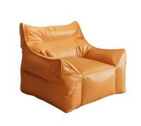 WQQYU6HKF Canapé Canapé Pouf Paresseux Simple, Chaise de Sol inclinable for Chambre à Coucher, Enfants, Lecture et Sommeil Canapé De Paresseux(Orange)