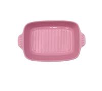 WQQYU6HKF Servir le plat Poignée à oreille en diamant, conception de style four rectangulaire pour cuisine(Pink,Moyen)