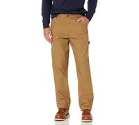 Wrangler Men's Authentics Fleece Lined Carpenter Pant, Autumn Khaki, 34W x 30L