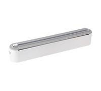 Wrap Organizer with Cutter, Magnetic Food Wrap Dispenser, Aluminum Foil Cutter, Cling Film Dispenser, Kitchen Wrap Storage, Foil Roll Organizer, Wrap Dispenser for Easy Cutting