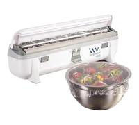 WRAPMASTER Dérouleur de Film Alimentaire 45cm - Distributeur de Film Étirable, Aluminium et Papier Cuisson - Dévidoir Professionnel Coupe Simple et Précise - À Utiliser avec Recharge Wrapmaster 45cm