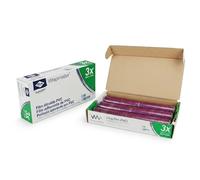 WRAPMASTER Recharge Film Alimentaire 45cm x 300m pour Distributeur Wrapmaster 4500 et DUO - 3 Rouleaux de Film Étirable PVC Contact Alimentaire - Utilisable au Micro-ondes Réfrigérateur Congélateur