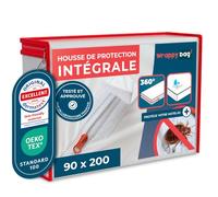 Wrappybag Housse Matelas Anti Punaise de Lit et Anti Acarien 140x200x20