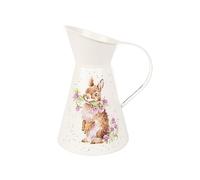 Wrendale Designs by Hannah Dale - Head Clover Heels Rabbit Flower Jug - 170 mm by 250 mm