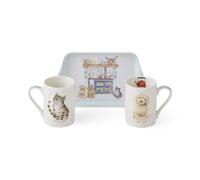 Wrendale Designs Country Kitchen Ensemble tasse et plateau Bleu clair
