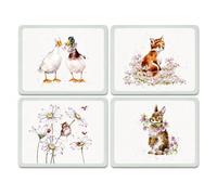 Wrendale Designs Lot de 4 Sets de Table Motif Fleurs Sauvages