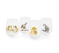 Wrendale Designs Lot de 4 verres