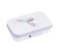 Wrendale Designs Wisteria Wishes Mini boîte en métal Motif colibri