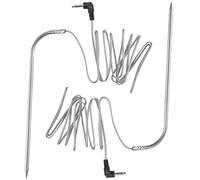 Wresetly Sonde de Viande Haute TempéRature de Remplacement pour Grils à GranuléS et Fumoirs à GranuléS Compatible avec Les Grils Pit, Sonde de Barbecue éTanche 2 PièCes SéRies