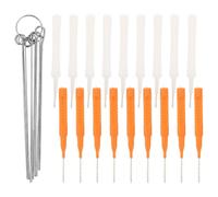 WRITWAA 1 Kit de nettoyage pour pommeau de douche - Brosse de nettoyage pour petits trous et interstices - Déboucheur de buse pour l'entretien de la salle de bain