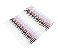 WRITWAA 10 Pièces Bobines 150 30 Reliure de Plastique Trous à Spirale Pp à Spirales, Capacité Feuilles, Coupe Facile, Conservation Longue Durée, Fournitures pour Cahiers Usage