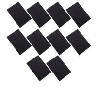 WRITWAA 10 Pièces Noir Carnet Vierge à Pages Épaisses A5, Reliure Cousue | Papier sans Lignes, Couverture Résistante aux Rayures, Base Ferme, Écriture Stable pour Classes et Ateliers