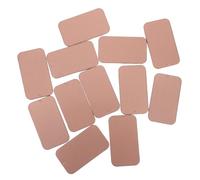 WRITWAA 12 Pièces Boîtes en Fer-blanc Rectangulaires avec Couvercle Coulissant, Protection en Métal, Étanchéité Renforcée, pour Présentation et Rangement à Lèvres et Objets D'artisanat