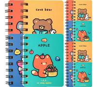 WRITWAA 12 Pièces Petit Carnet à Spirale de Poche en Papier Léger et Facile à Transporter pour Listes de Tâches, pour DIY et Conférences