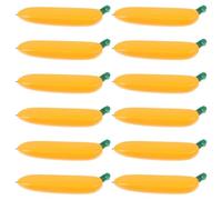 WRITWAA 12 Pièces Stylo Bille Unique Multifonction Portable en Abs Jaune, Léger et Design Original, pour Garçon et Filles et Étudiants Maison L'école