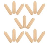 WRITWAA 15 Pièces Lot de Marque-pages Rustiques en Bois Naturel Rectangulaires à Peindre avec Trou Pré-percé pour Scrapbooking et École, Support Vierge pour Création DIY
