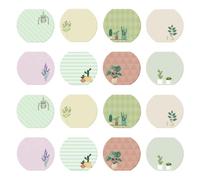 WRITWAA 16 Pièces Lot de Blocs-notes Adhésifs Cactus en Papier Léger Forte Adhérence, Décor Mignon pour Bureau et Salle de nsemble de Papeterie pour Garçon et Filles et