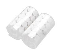 WRITWAA 200 paires de pastilles adhésives auto-agrippantes - Cercles blancs ronds de 20 mm pour fixation, couture, loisirs créatifs, tringles à rideaux, accrochage de tableaux