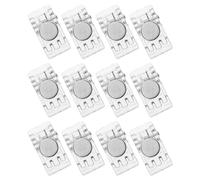 WRITWAA 24 Pièces Porte-badge Rigide pour Cartes Identification avec Clip Métallique Design Compact pour Bureau et Événements Professionnels