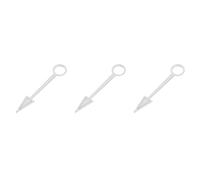 WRITWAA 3 Pièces Aiguille de Montre Lumineuse Verte pour Mouvement | Pièce de Rechange en Plastique Blanc, Finition Lisse et Précise, Lecture Nocturne, Usage Chambre