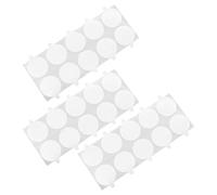 WRITWAA 30 Pièces Pastilles Adhésives Double Face en Acrylique Blanc pour Fermeture Sécurisée D'enveloppes, Autocollants Cire Élégants et Faciles à Utiliser pour Invitations de Mariage
