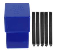 WRITWAA 36 Pièces Ensemble de Tampons Chiffres en Acier au Carbone 2mm, Outils de Poinçonnage pour Garçon et Filles, Améliore Coordination Main-œil, pour Jeux Interactifs Parent-garçon et