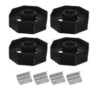 WRITWAA 4 Ensembles Accessoires de 75mm Adhésif pour Ruban de Distributeur de Bureau Noyau Plastique 25mm et Roues Installation Facile Usage en Bureau ou Atelier de Création