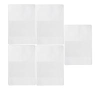 WRITWAA 5 Pièces Housse de Protection pour Passeport en PVC Étanche Grandes et Petites Compartiments, Accessoire de Voyage Pratique pour Porte-Passeport Sécurisé