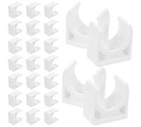 WRITWAA 50pièces U Shape Pvc Tube Clamp Riding Horse Clip Support For Plumbing Air Water Fuel Hoses
