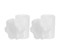 WRITWAA Adaptateur pour Manchon de Parasol de Piscine (2 pièces), diamètre supérieur 2,8 cm, diamètre inférieur 3,2 cm. Support de stabilisation pour mât de Parasol avec vis de Fixation.