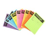 WRITWAA Blocs-notes Autocollants Accessoire de Note Multifonction Lot de 9 en Papier Forte Adhérence Trace pour Bureau et Maison
