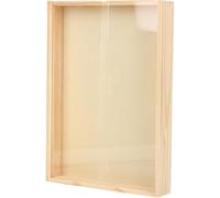 WRITWAA Boîte de Conservation Bois pour Spécimens Insectes Vitrine Exposition avec Couvercle Transparent Rangement Mural pour Lépidoptères et Plantes Séchées Style Vintage Chinois